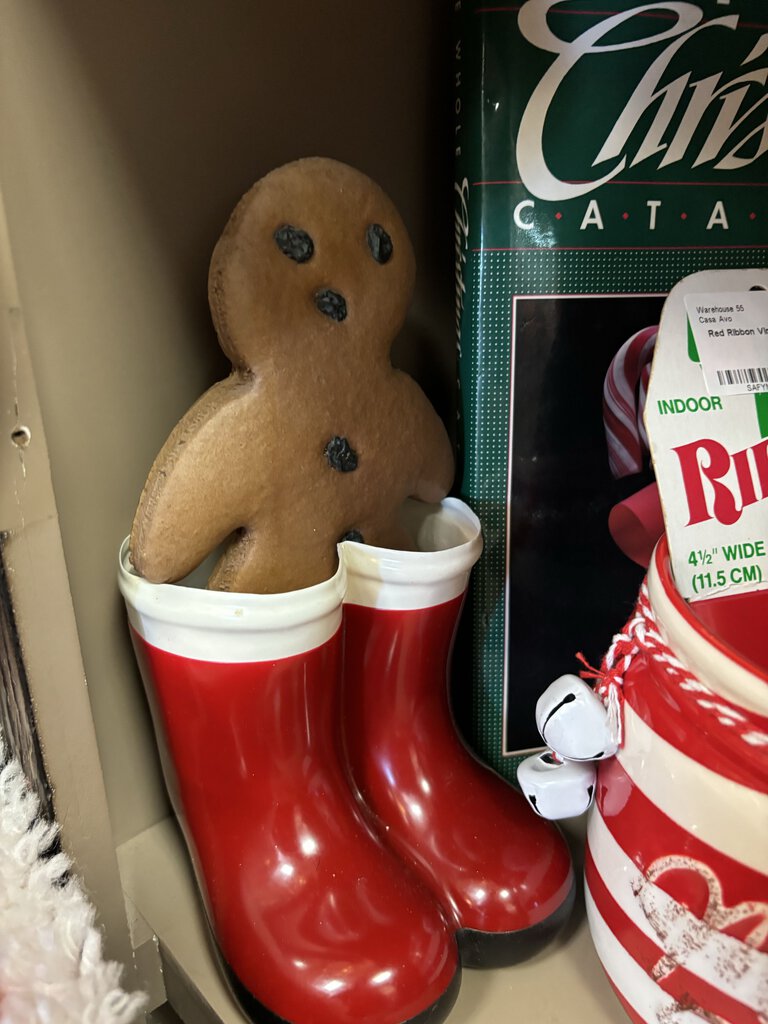 Vintage Rubber Santa Boots