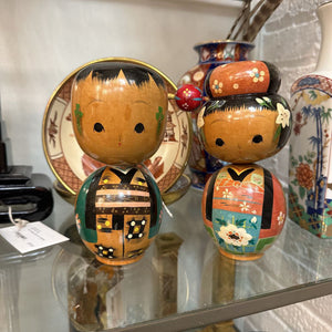 Pair of Japanese Kokeshi Dolls