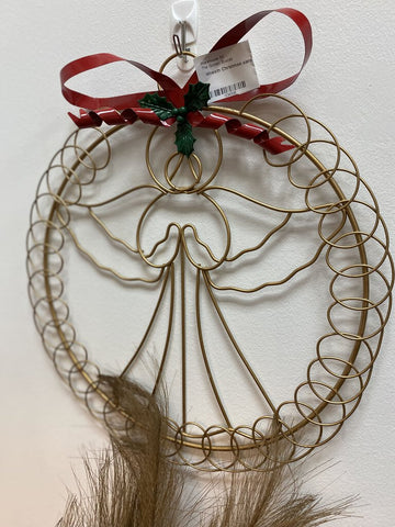 Wreath Christmas card holder