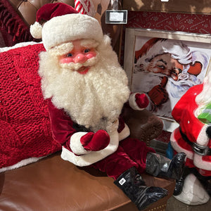 Sitting antique Santa