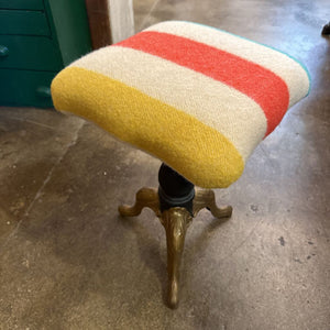 Striped Piano Stool