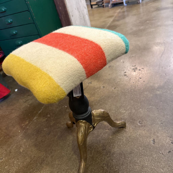 Striped Piano Stool