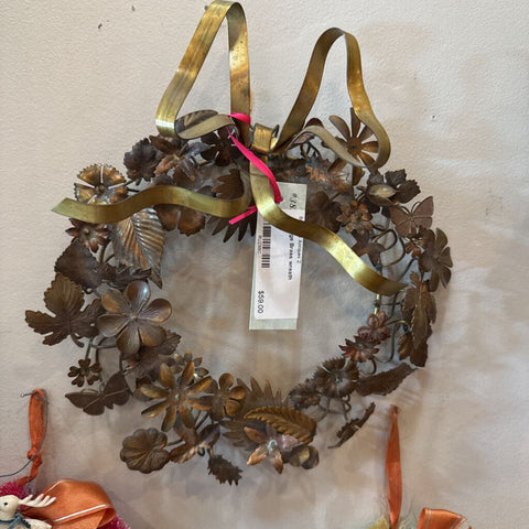 Vintage Brass wreath