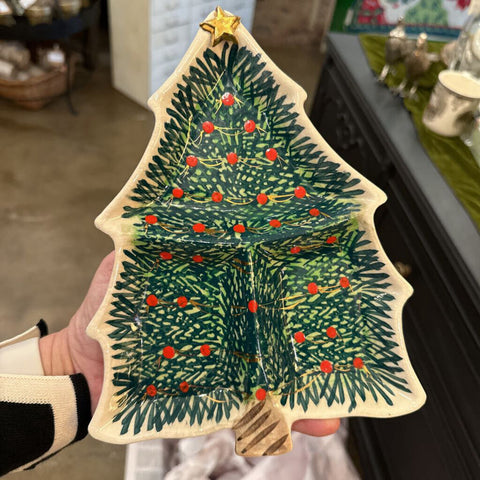 CHRISTMAS TREE PLATE