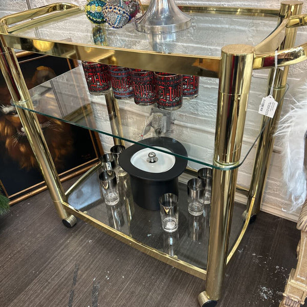 Milo Baugh Style Bar Cart -37x19.5 " In Store Pick Up Only