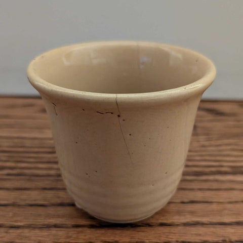 Vintage Stoneware Custard Egg Cup 3"