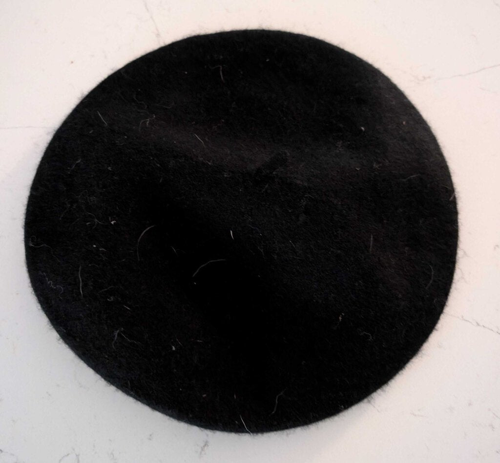 Wool Black Beret