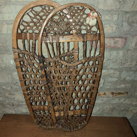 Pair of Vintage Canadian Snowshoes