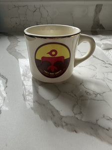 Early bird camper vintage mug