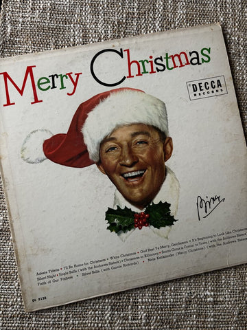 Bing Crosby Merry Christmas LP 1960s