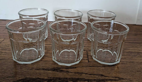 Vintage French 500 Glasses 6/Set