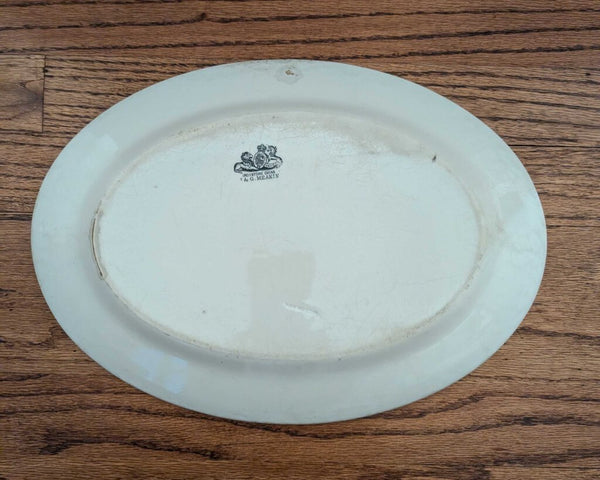 Antique English Ironstone Platter Meakin (no chips)14.5"