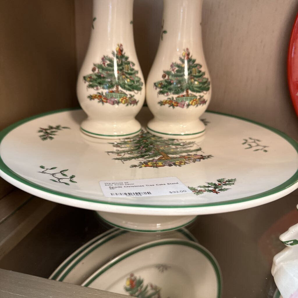 Spode Christmas Tree Cake Stand 30"