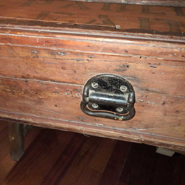 Antique Carriage Trunk w/original forged Hardware 31x9x9. IN STORE PICKUP ONLY