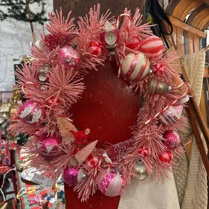 Large pink wreath