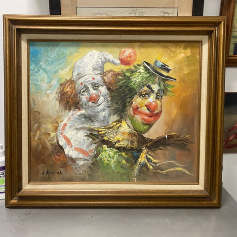 Clown oil print 31x21