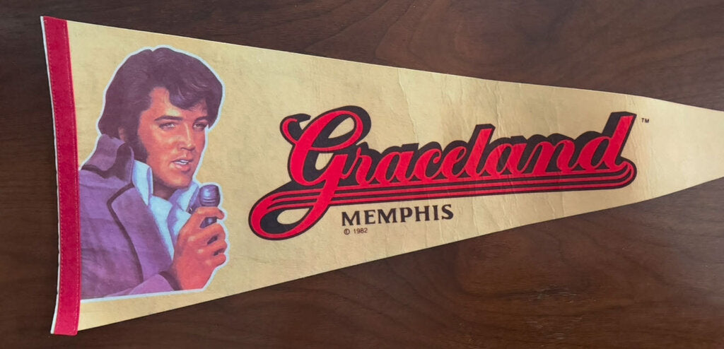 Elvis Graceland '82 Pennant 30" W1627