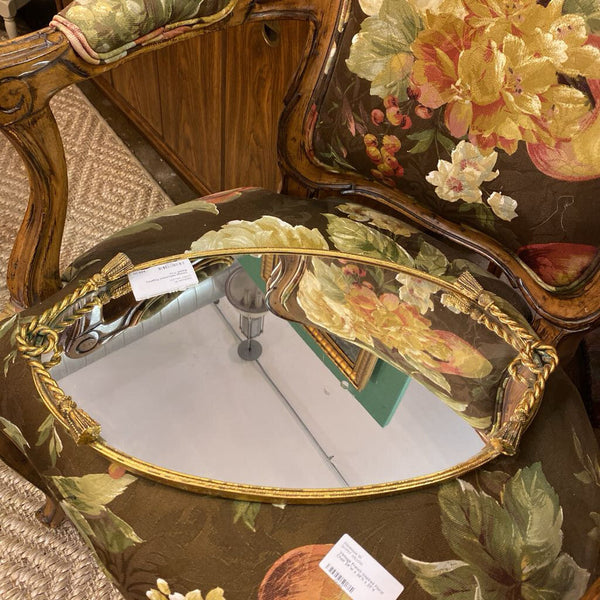 Vintage Hollywood Regency Roped Tray