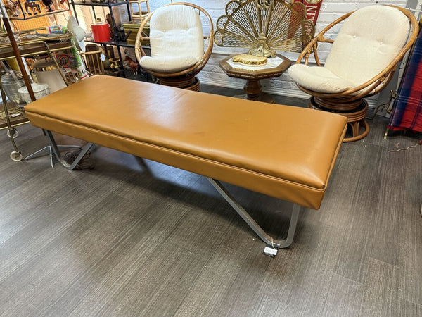 Long Bench with Chrome Legs 71"x 24" W1626 Pick Up Only