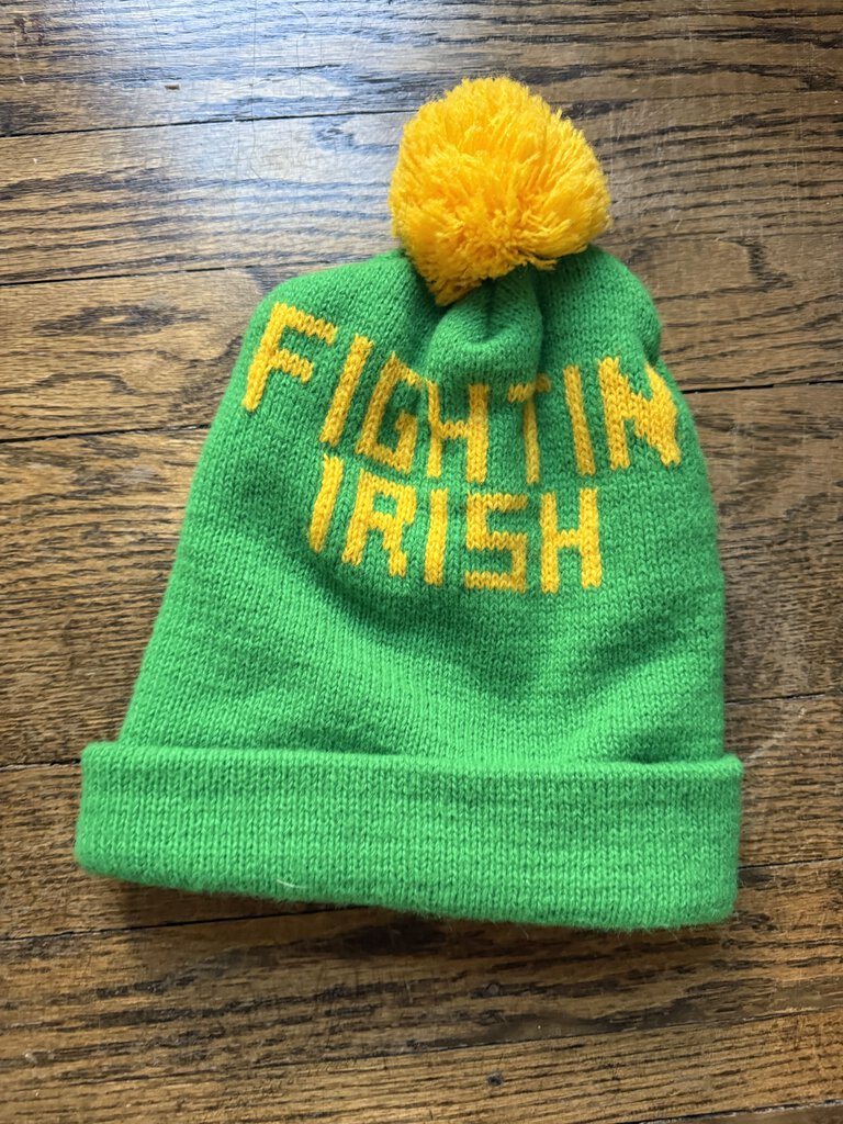 Knitted Notre Dame Fightin Irish Hat W1654