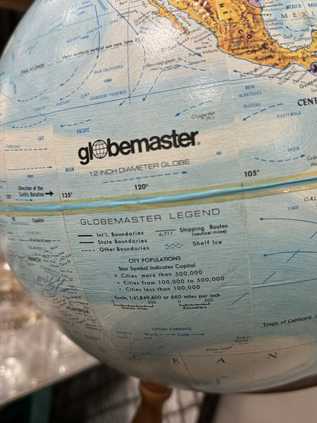 Vintage tall globe