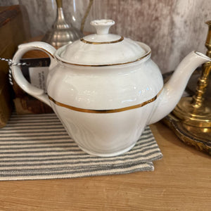 Alfred Meakin Gold and Ivory Teapot as found