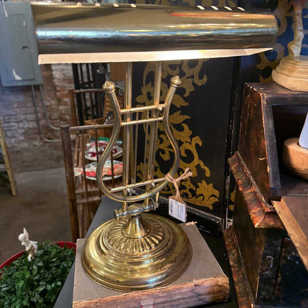 Harp Brass Lamp