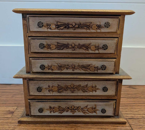 Vintage Jewelry Box 9.5x9.5