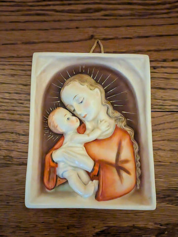 1960s Vintage Hummel Madonna & Child 5x6 - Germany