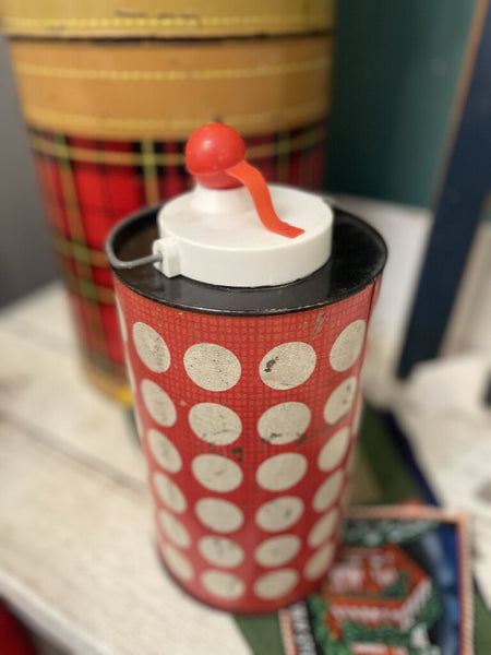 Jens Fresh Vintage ~ Vintage polkadot Jollyjug thermos jug