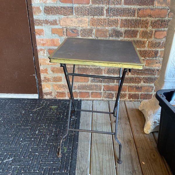 Vintage folding table 16x16x23