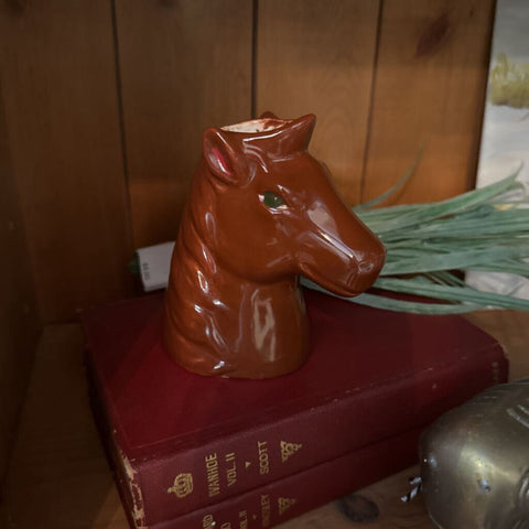 Small Horse Head Bud Vase