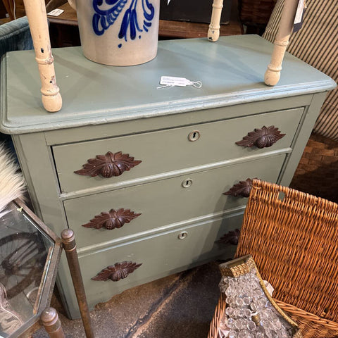 Antique Eastlake dresser painted 31w x 14"d x 28h