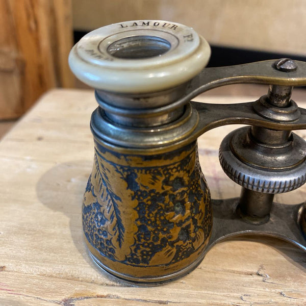 Vintage Opera Glasses w/ Mother of Pearl 2" x 3"