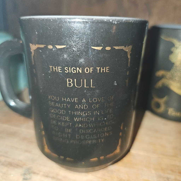 Black Taurus mug