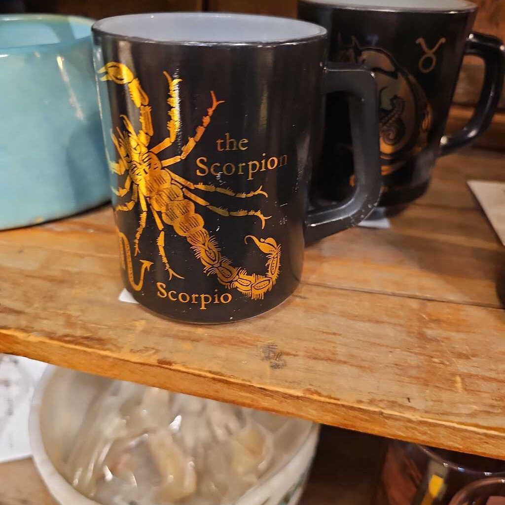 Black Scorpio mug