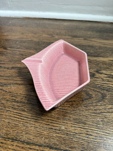 Vintage Pink Ceramic Ashtray W1693