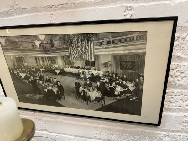 Framed Photograph Chicago 1941 12"x22" W1701