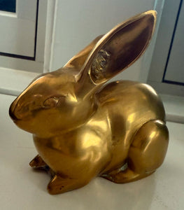 Brass Bunny 5"x5" W1702