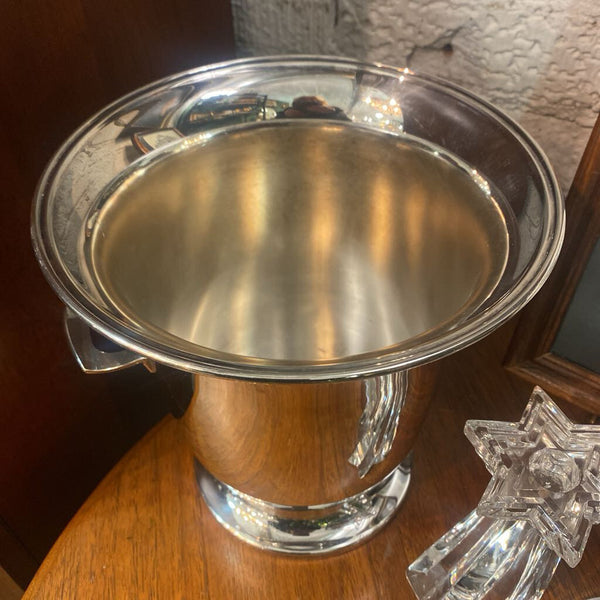 Vintage Silver Plated Champagne/Ice Bucket 9.5"w x 10"h