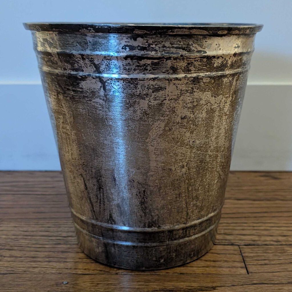 Vintage Silver Ice Bucket 9x9