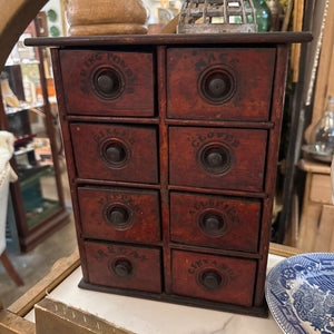 Wood Spice Cabinet