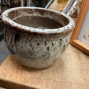 Rustic pottery planter