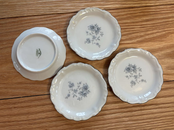 Vintage Johann Haviland Butter Pats Set of 4 3.5in