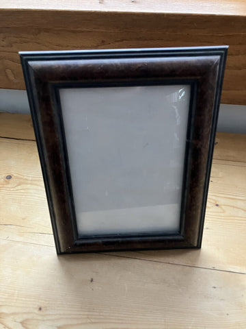 Burled wood frame