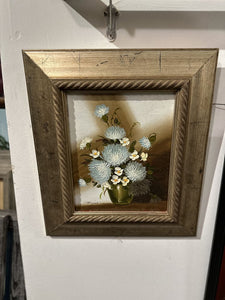 Framed Floral painting