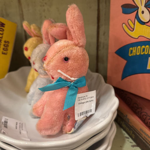 Vintage pink bunny