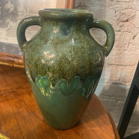 Vintage Onyx Green Vase