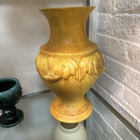 Haeger USA Art Pottery Gold Vase 12"