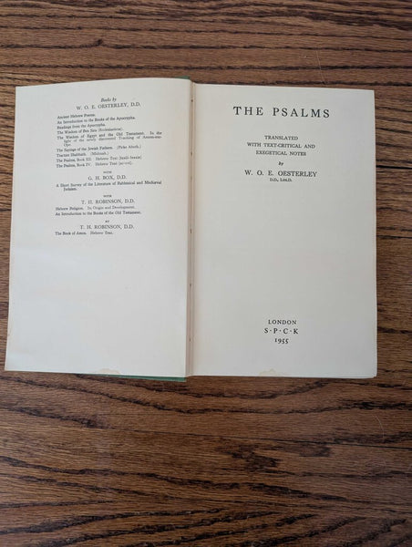 1950s Psalms Book